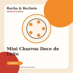 Mini Churros Doce de Leite